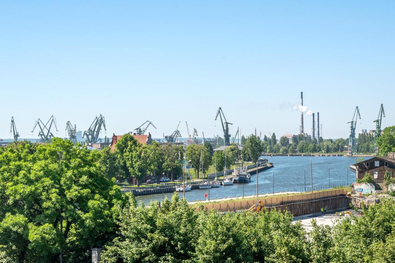 Nadmotlawie Riverside - Sauna, Gym & Parking By Downtown Apartments Gdańsk Eksteriør billede