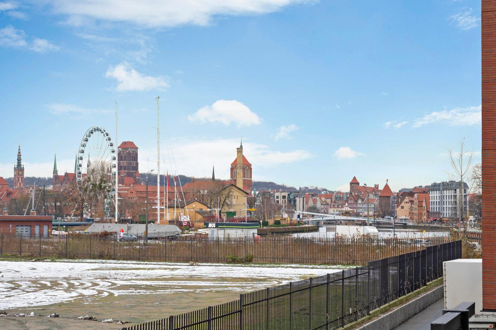 Nadmotlawie Riverside - Sauna, Gym & Parking By Downtown Apartments Gdańsk Eksteriør billede